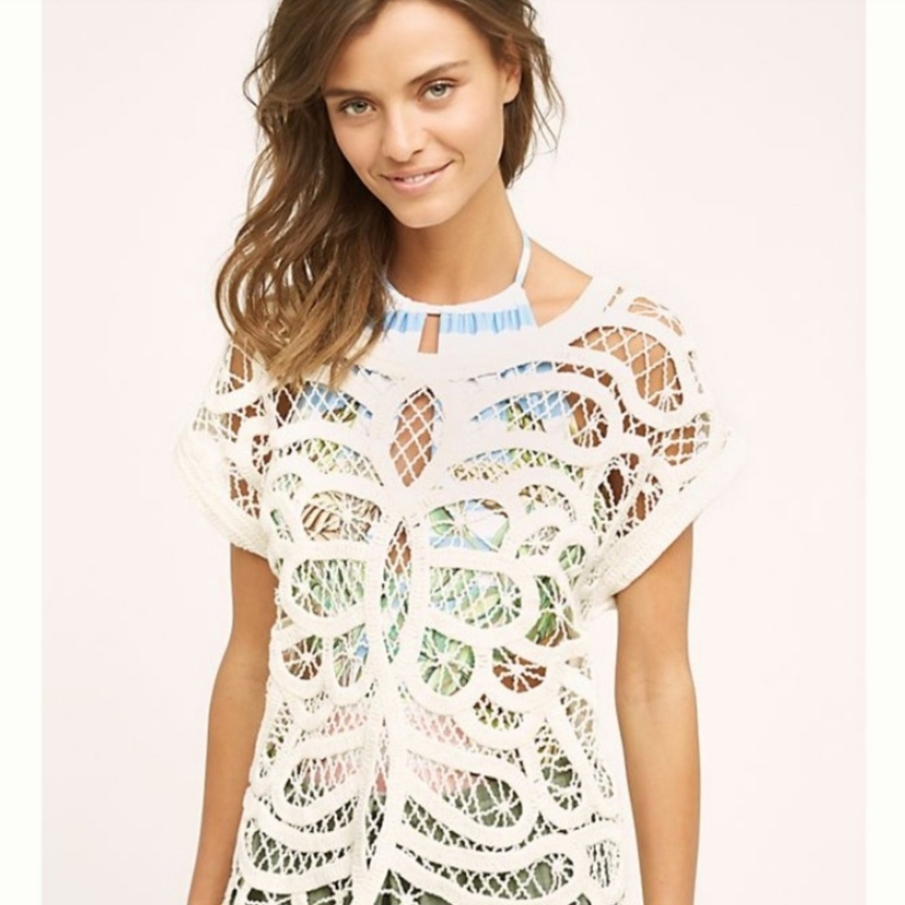 Anthropologie Isy & Ki Crochet Top